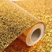 Premium Self-Adhesive Aluminum Foil Wallpaper – Waterproof Kitchen & Cabinet Cover