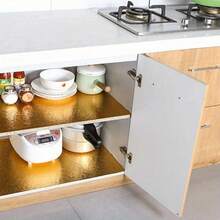 Premium Self-Adhesive Aluminum Foil Wallpaper – Waterproof Kitchen & Cabinet Cover
