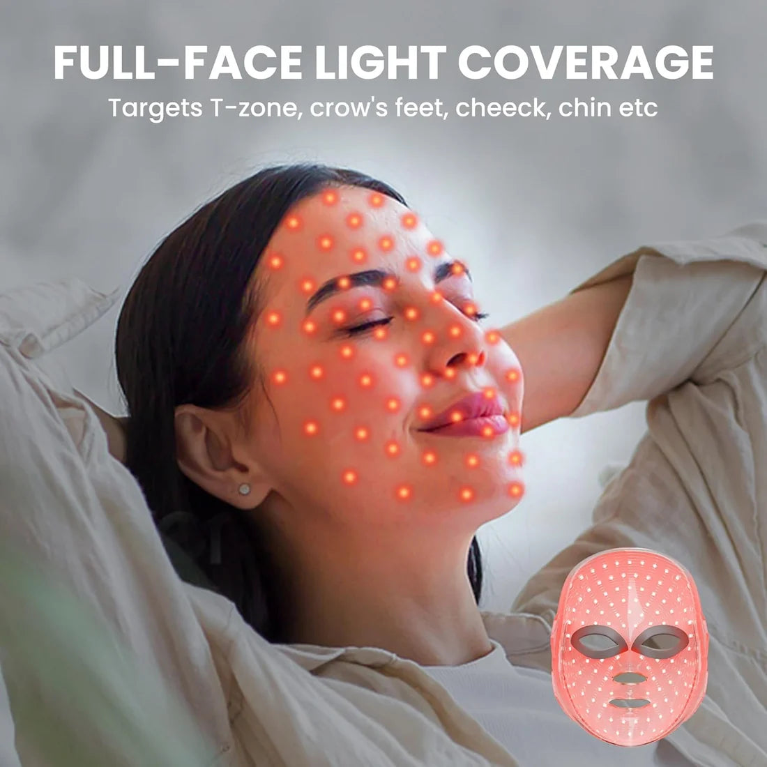 7-Color LED Light Therapy Facial Mask – Skin Rejuvenation & Beauty Care
