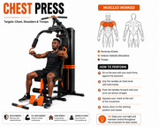 Multi-Functional Home Gym Machine – Full Body Workout Station