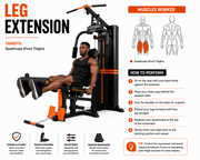 Multi-Functional Home Gym Machine – Full Body Workout Station