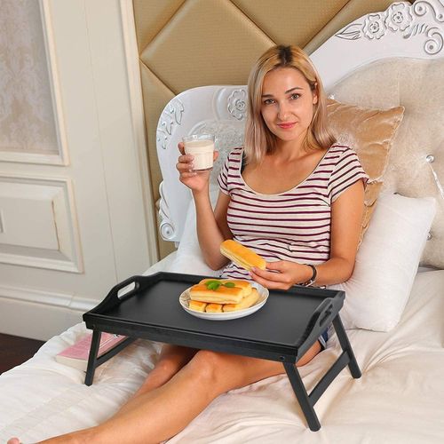 Foldable Bed Tray Table – Breakfast, Laptop & Serving Tray