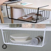 Under-Shelf Hanging Storage Basket – Space-Saving Organizer