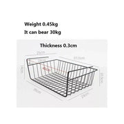 Under-Shelf Hanging Storage Basket – Space-Saving Organizer