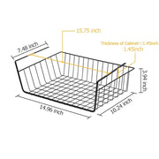 Under-Shelf Hanging Storage Basket – Space-Saving Organizer