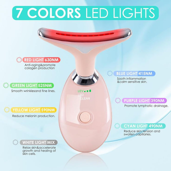 7-Color LED Facial Wrinkle & Skin Care Device