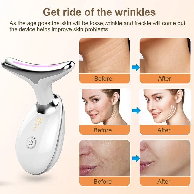 7-Color LED Facial Wrinkle & Skin Care Device